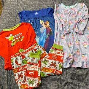 Girls pajamas. Size 4.